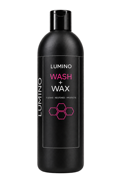 Lumino Wash+Wax - pH Balanced Shampoo with Wax Additives - 500ml