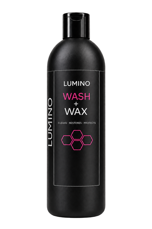 Lumino Wash+Wax - pH Balanced Shampoo with Wax Additives - 500ml
