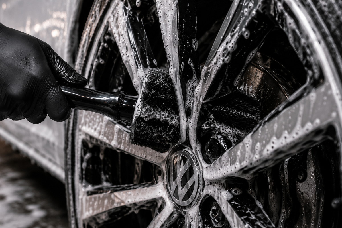 Wheel Cleaning Brush